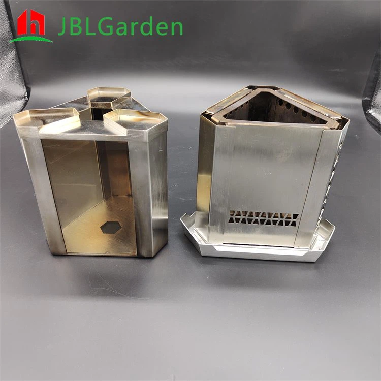 Steel pellet stove