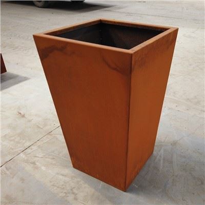 Tapered Planter - Corten Steel