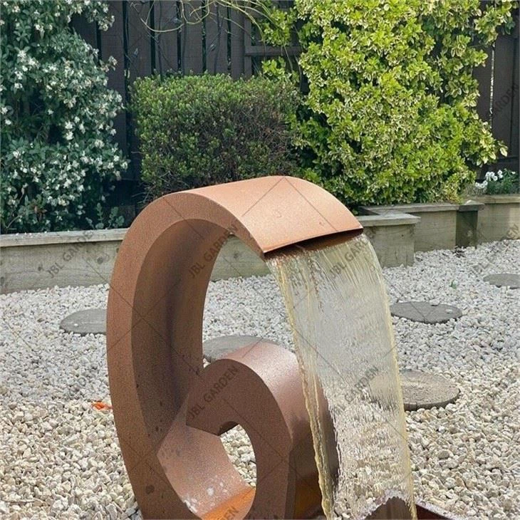 Garden Waterfall Corten Steel Outdoor