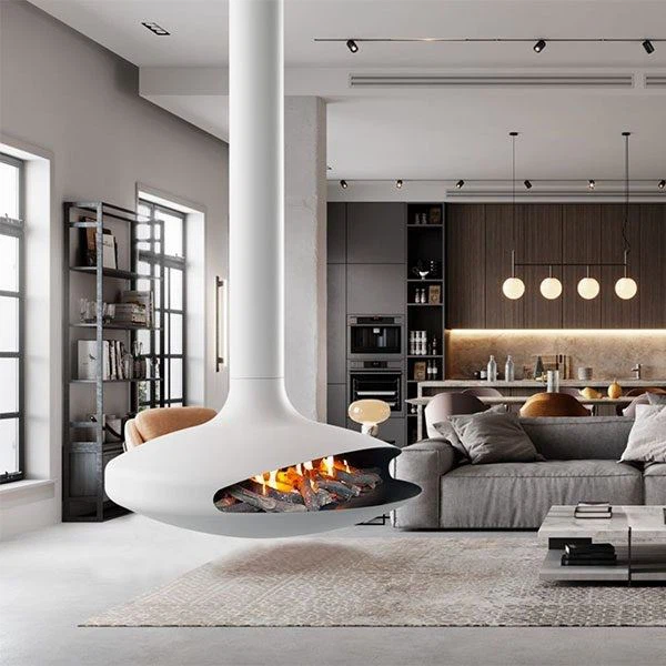 Ceiling Cocoon Fireplace
