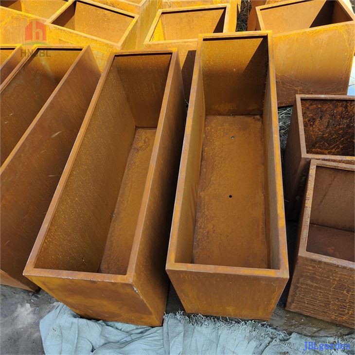 Corten Steel Planter Rectangle