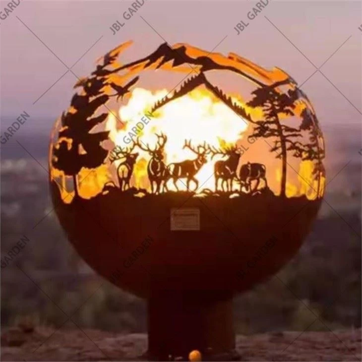 Metal Fire Pit Ball
