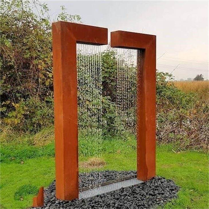 Modern Fountain With LED Lights