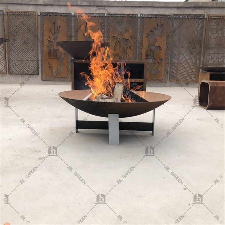 Διακόσμηση εξωτερικού χώρου Corten Steel Fire Pit