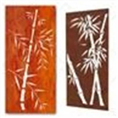 Corten Steel Fence Screen Garden