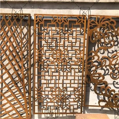 Πίνακας οθόνης Corten Metal Privacy Partition