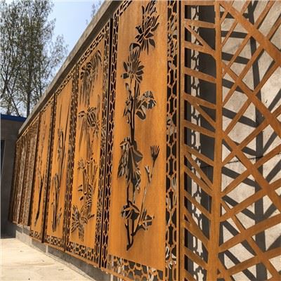 Μεταλλικά πάνελ οθόνης Corten Steel