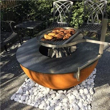 Garden Fire Pit and Bbq
