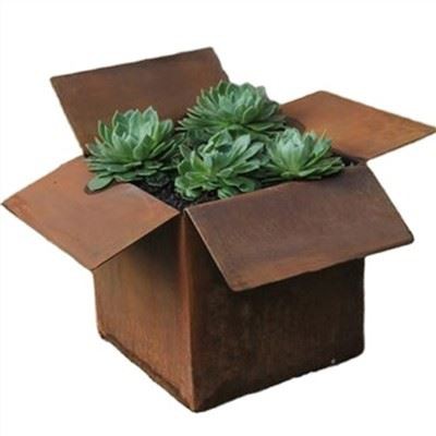 Μεταλλική γλάστρα Corten Steel