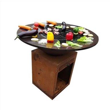 Νέα μοντέρνα ψησταριά Corten Steel