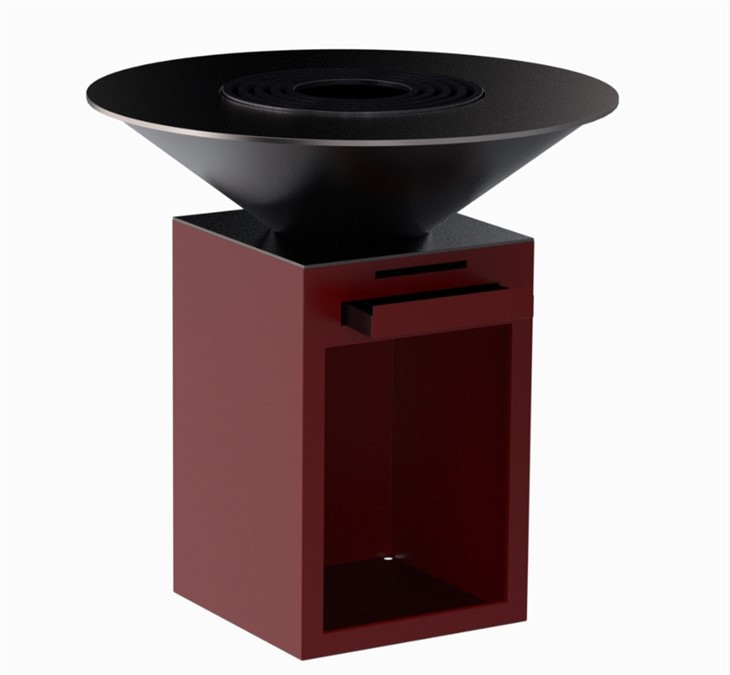 Stainless Steel Fire Pit With Bbq Grill
