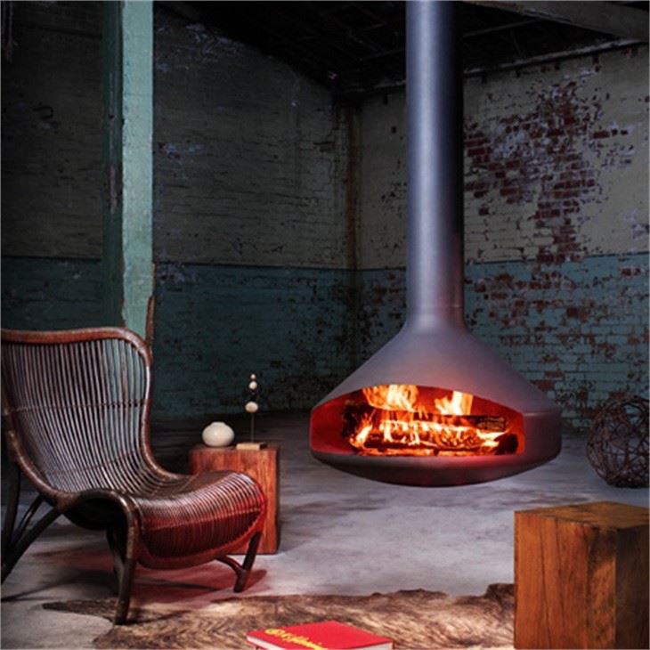 Stove Ceiling Fireplace