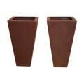 Weathered Rusted Steel Planters