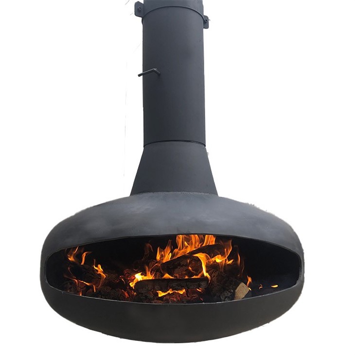 Mid Century Suspended Fireplace