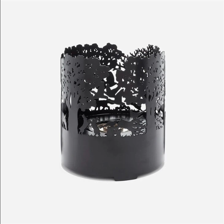 Black Tabletop Firepit