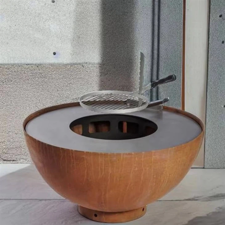 Corten Steel Grill Bbq