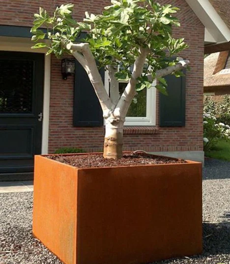 Corten Steel Tree Pots factory