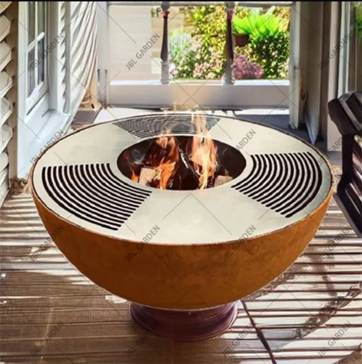 Factory Corten BBQ Grill