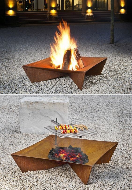 Geometric Firepit