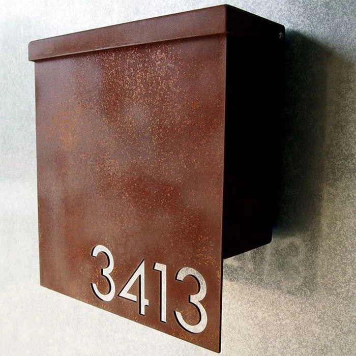 Metal Garden Mailbox Post Box