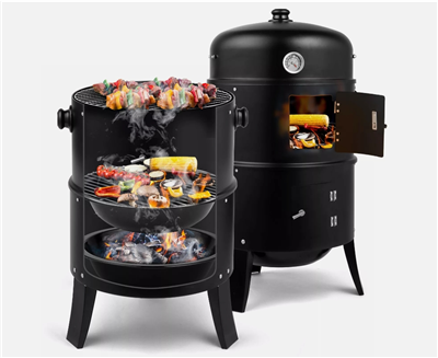 Ψησταριά BBQ Καπνιστή κάρβουνου