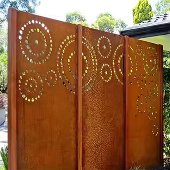 Corten Steel Screen Για Διακοσμητικό