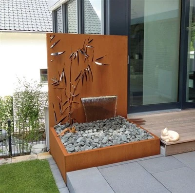Τοπίο νερού Corten Steel