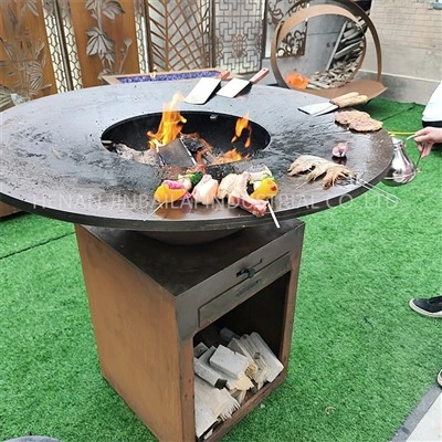 Εξωτερική σχάρα Rust Corten Steel Grill