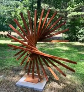 Park Decor Corten Steel Sculpture