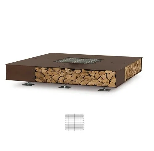 JBL 125*125*40cm Fire Pit Table